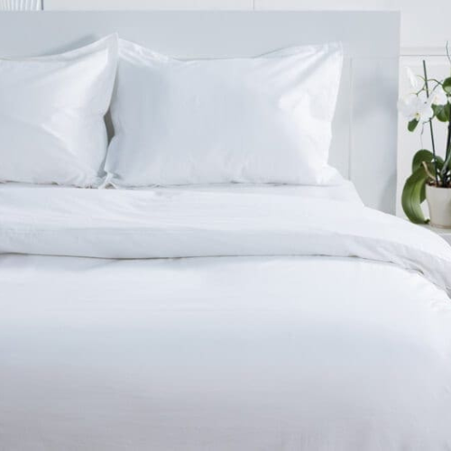 סט מצעים כותנה מצרית סאטן 500 | WHITE