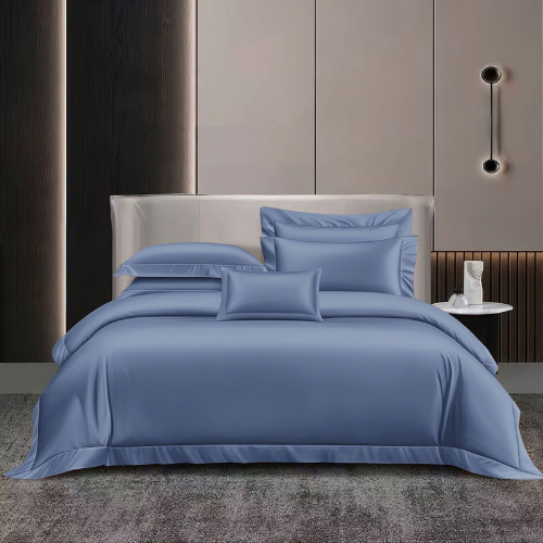סט מצעים כותנה סאטן 300 | BLUE